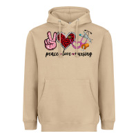 Mushroom peace love nursing Heavyweight Hoodie - Jasminsmagicworld