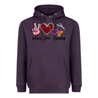 Plum peace love nursing Heavyweight Hoodie - Jasminsmagicworld