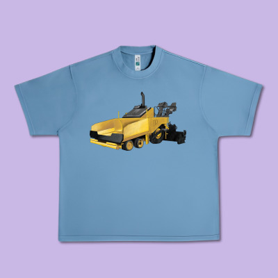 Asphalt Paver Urban Heavy Tee Designed By Lillyallendesigns