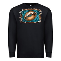 Black Football Lips Premium Sweatshirt - Jasminsmagicworld