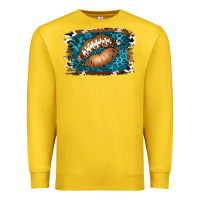 Lemon Football Lips Premium Sweatshirt - Jasminsmagicworld