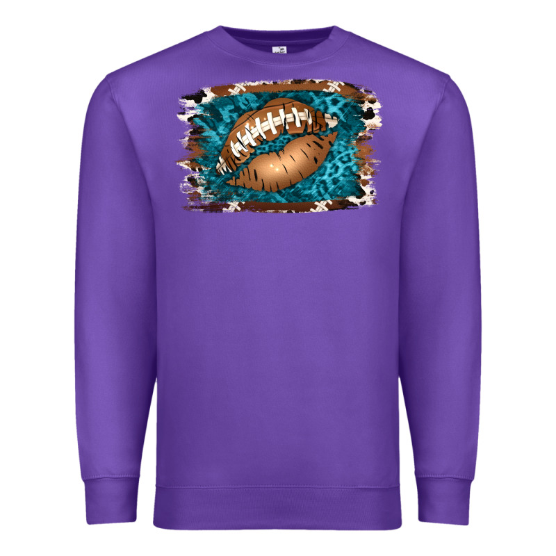 Football Lips Premium Sweatshirt by Jasminsmagicworld | Teevron