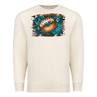 Sandshell Football Lips Premium Sweatshirt - Jasminsmagicworld