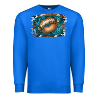 True Royal Football Lips Premium Sweatshirt - Jasminsmagicworld