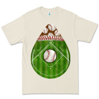 Bone baseball and western roses teardrop Premium Tee - BundleAndBundleShop