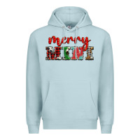 Blue Mist christmas merry mini Premium Hoodie - BarkalooDesign