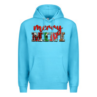 Ocean Blue christmas merry mini Premium Hoodie - BarkalooDesign