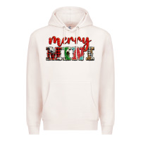 Pale Pink christmas merry mini Premium Hoodie - BarkalooDesign