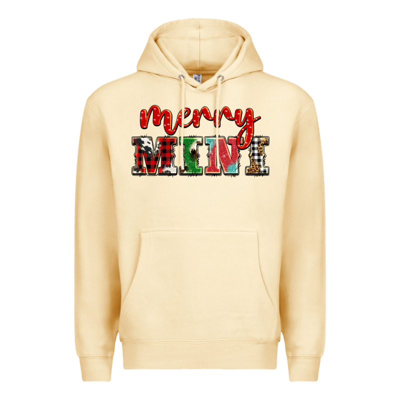 Christmas Merry Mini Premium Hoodie by BarkalooDesign | Teevron