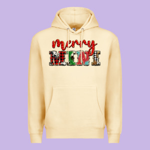 Christmas Merry Mini Premium Hoodie Designed By Barkaloodesign