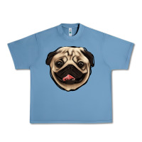 Pebble Blue pug Urban Heavy Tee - Jasminsmagicworld