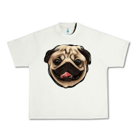Pistachio pug Urban Heavy Tee - Jasminsmagicworld