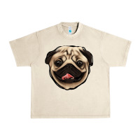 Sandshell pug Urban Heavy Tee - Jasminsmagicworld