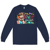 Navy howdy peeps Long Sleeve Tee - RacoonDesign