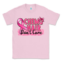 Bubblegum Pink Breast Cancer Chemo hair don't care Classic Tee - FaDigitalArtStudio