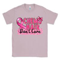 Lilac Breast Cancer Chemo hair don't care Classic Tee - FaDigitalArtStudio