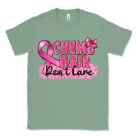 Sage Breast Cancer Chemo hair don't care Classic Tee - FaDigitalArtStudio