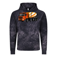 Cloud Black cement truck Vintage Hoodie - Artiststas