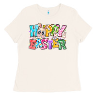 Bone Hoppy Easter Ladies Tee - CowhideDigitalArt