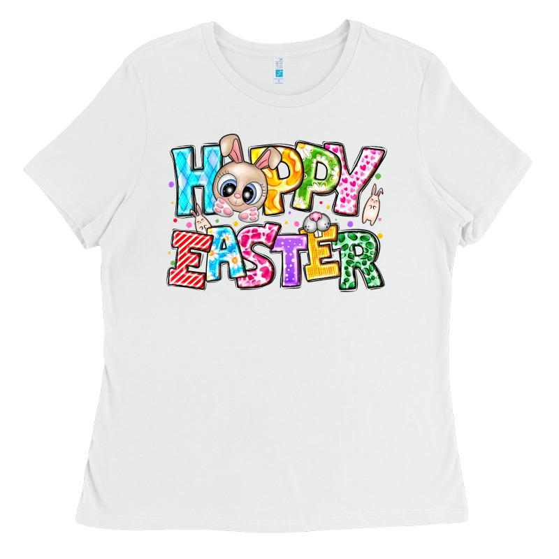 Hoppy Easter Ladies Tee by CowhideDigitalArt | Teevron