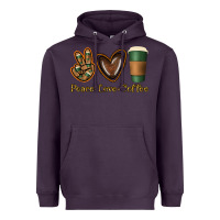 Plum peace love coffee Heavyweight Hoodie - Jasminsmagicworld