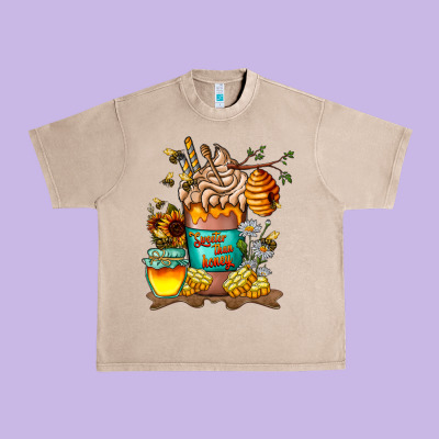 Than Honey Urban Heavy Tee Designed By Cowhidedigitalart