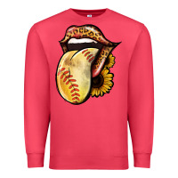 Softball Tongue Premium Sweatshirt | Teevron