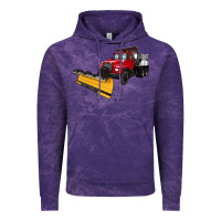 Cloud Purple snow plow Vintage Hoodie - Artiststas