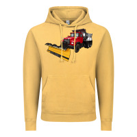 Vintage Mustard snow plow Vintage Hoodie - Artiststas