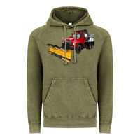 Vintage Olive snow plow Vintage Hoodie - Artiststas
