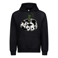 Black watercolor cowhide halloween pumpkin Urban Hoodie - RanaPortraitStore