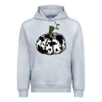 Heather Grey watercolor cowhide halloween pumpkin Urban Hoodie - RanaPortraitStore