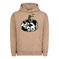 Pigment Burro watercolor cowhide halloween pumpkin Urban Hoodie - RanaPortraitStore