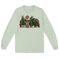 Matcha Western Papa Deer Hunting Long Sleeve Tee - LillyAllenDesigns