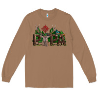Toasted Coconut Western Papa Deer Hunting Long Sleeve Tee - LillyAllenDesigns