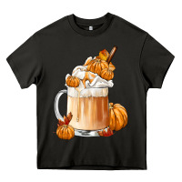 Asphalt Fall Coffee Heavy Core Tee - FaDigitalArtStudio