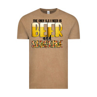 Vintage Coffee The Only c B s I NeedIs Beer And Sunshine Vintage Tee - CowhideDigitalArt