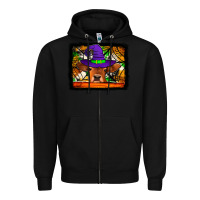 Black halloween heifer Zipper Hoodie - Jasminsmagicworld