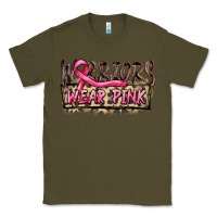 Army Green Warriors wear pink Classic Tee - FaDigitalArtStudio