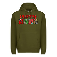 Army Green Christmas merry mama Premium Hoodie - BarkalooDesign