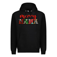 Black Christmas merry mama Premium Hoodie - BarkalooDesign