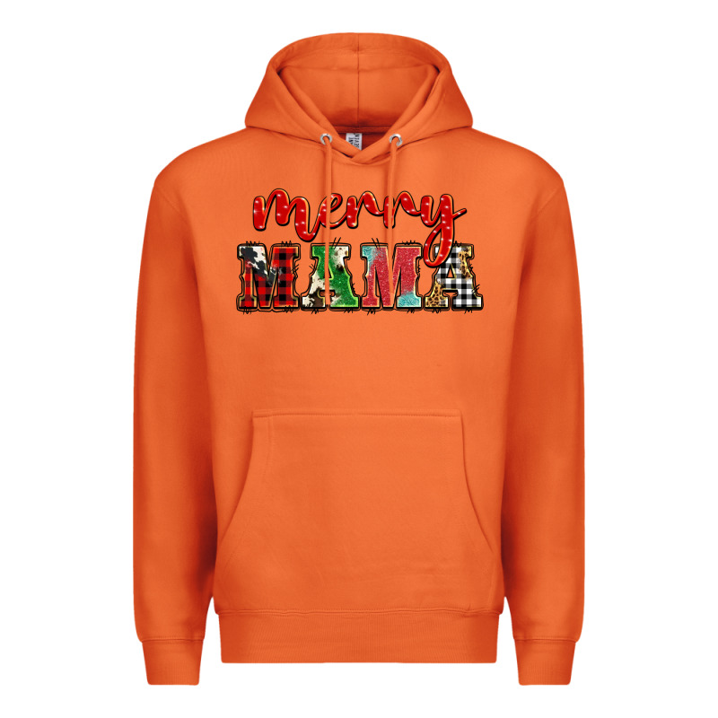Christmas Merry Mama Premium Hoodie by BarkalooDesign | Teevron