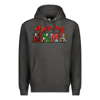 Charcoal Heather Christmas merry mama Premium Hoodie - BarkalooDesign