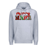 Heather Grey Christmas merry mama Premium Hoodie - BarkalooDesign