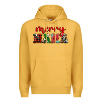 Mustard Christmas merry mama Premium Hoodie - BarkalooDesign