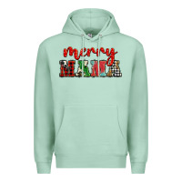 Seafoam Christmas merry mama Premium Hoodie - BarkalooDesign