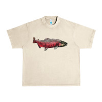 Sandshell Chinook Salmon Fish Illustrations Urban Heavy Tee - LillyAllenDesigns