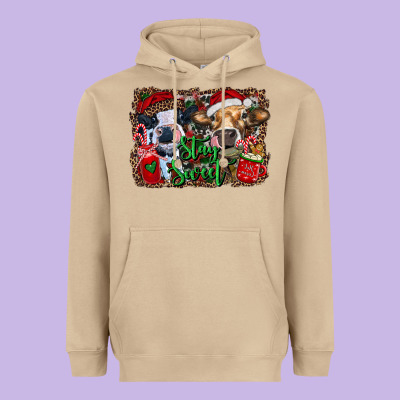 Stay Sweet Heifers Heavyweight Hoodie Designed By Ranaportraitstore