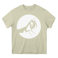 Mossy praying mantis Heavy Core Tee - DesigneFamous
