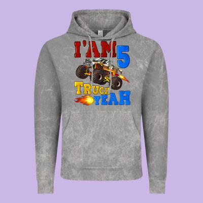I'am Five Truck Yeah Vintage Hoodie Designed By Artiststas